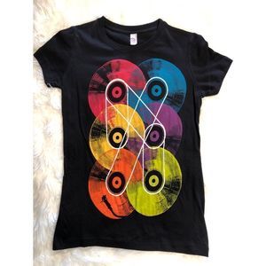 DBH Multicolor Vinyl Tee Shirt